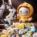 DIY Automatic Doll Machine Kids Coin Operated Play Game Mini Claw Catch Toy Crane Machines Music Doll for Christmas gifts. 