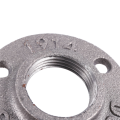 1 Inches Malleable Cast Iron Pipe Flange, Industrial Pipe Flanges for Threaded Black Pipes and Fittings 4 Pcs. 
