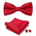 Men's Business Dress Bow Tie New Pattern European and American Fashion Bow Tie Three-piece Suit. 