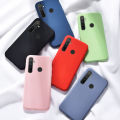 Biruiqu For Realme 5 5i 5S Realme C3 Case Liquid Silicone Soft Gel Rubber Shockproof Cover. 