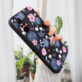 BILI for Redmi K40 Pro Xiaomi Poco F3 Mi 11x Back Cover Pink and Blue Plants for Boys Girls Multicolor Liquid Silicone Soft Square Phone Case. 
