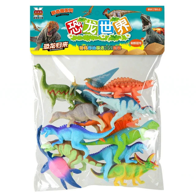 11%20Pcs%20Set%20-%20Large%20Size%207%20Inch%20-%20Soft%20Rubber%20World%20Jurassic%20Park%20Dinosaur%20Toys%20-%20Wild%20Animal%20Figure%20Jungle%20Zoo%20Dinosaurs%20Toy%20Set%20For%20Kids%20Boys%20and%20Girls%20-%2015%20cm%20/%207%20Inch%20-%20Image%202