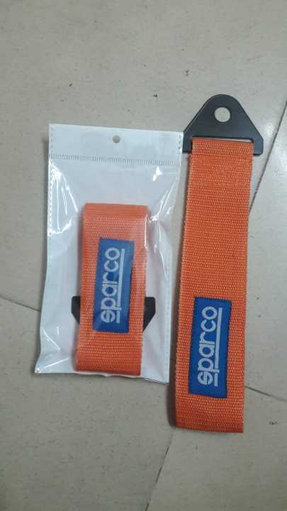 CAR front bumper towing belt