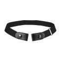 Buckle Free Elastic Belt For Jean Pants Dresses No Buckle Stretch Waist Belts Fit Women Men Boys Girls Drop(Black). 