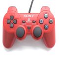 PlayStation 2 Dualshock Controller  PS2 - Playstation 2  red. 