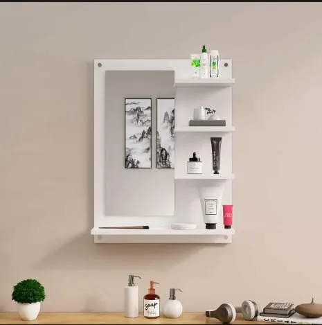 Wooden%20Dressing%20table%20/%20wall%20Mounted%20Dressing%20With%20Mirror%20And%20Shelves%20/%20Wood%20Dressing%20Table%20For%20Bedroom%20Space%20Saving%20Dresser%20-%20Image%203