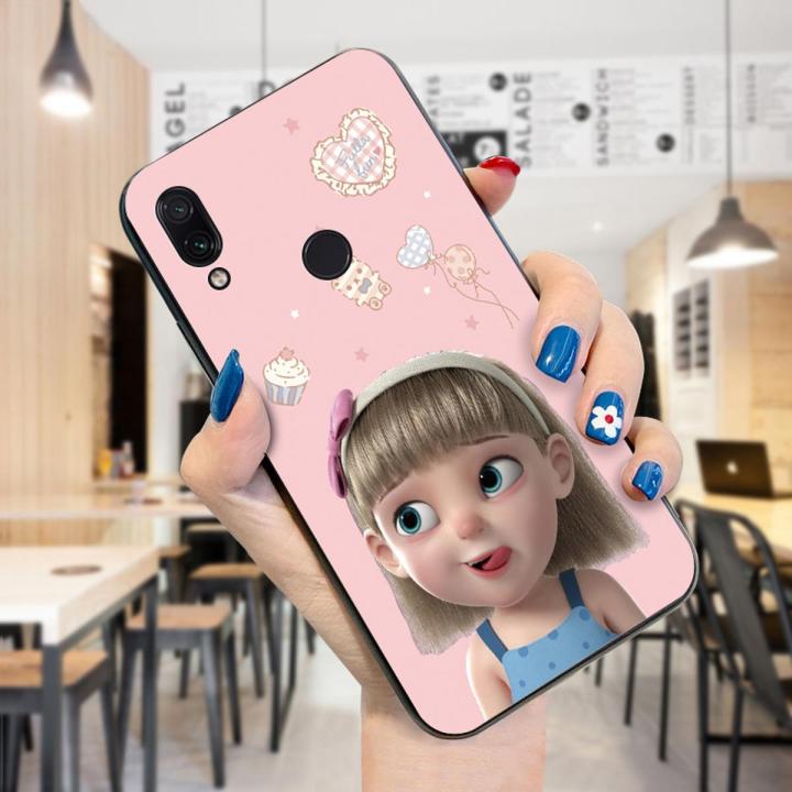 UCUC for Redmi Note Pro Cute Cartoon Little Girl Shockproof Soft