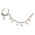 Nath Nose Chain Ring Piece - Premium Quality And Stylish Nose Jewelry For A Trendy Appearance - Elevate Your Look With Unique Nose Adornments. 