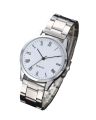 Watches for Him and Her Waterproof Stainless Steel Quartz Gold Couple Items for Lovers Men Women Wristwatches. 