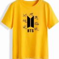 BTS Signature Casual Cotton T-Shirt for Women and Girls – Ladies Top Tee, Available in Multiple Sizes. 