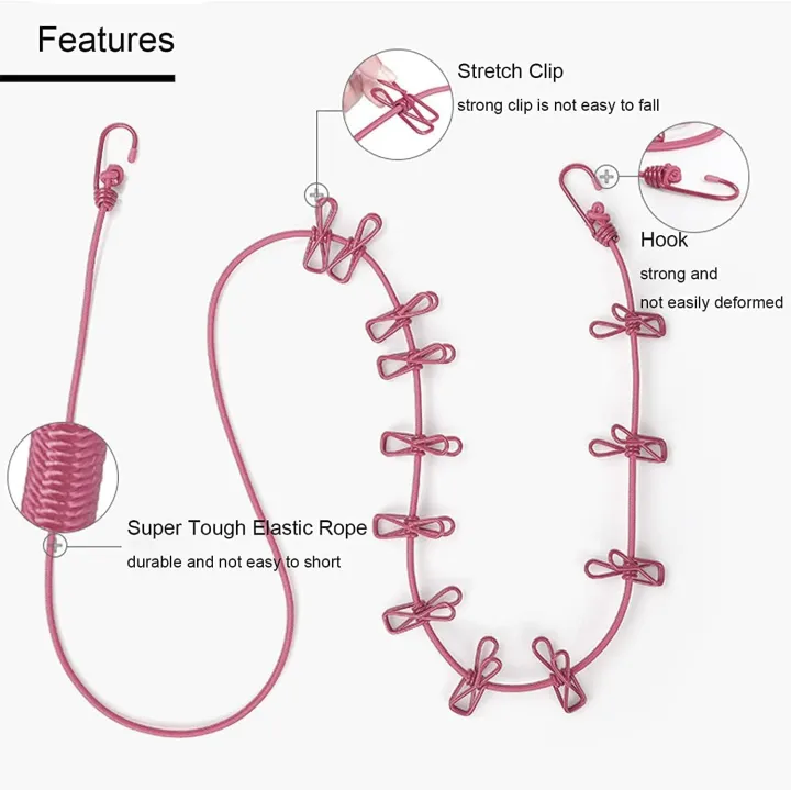 Multi%20Functional%20Portable%20Drying%20Rope%20with%2012%20Clips%20and%202%20Hooks,%20Travel%20Clothesline%20Rope%20Clothes%20-%20Image%209