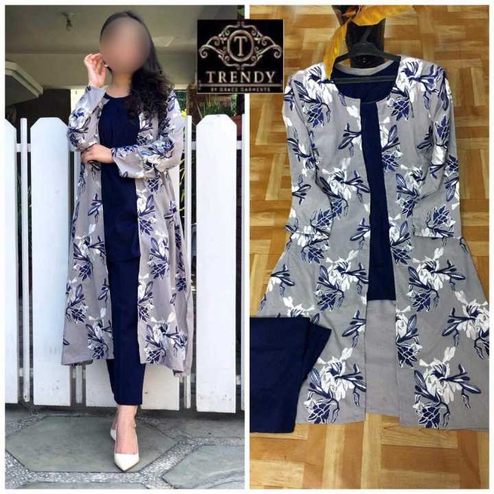 New%20Arrival%20Fashion%20Designer%20Gown%20Dress%20with%20Shirt%20and%20Trouser%20-%203%20PCs%20(Ready%20to%20Wear%20/%20Readymade)%20for%20Women%202023%20-%20Image%202