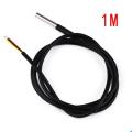 1pcs DS1820 Stainless steel package Waterproof DS18b20 temperature probe temperature sensor 18B20 for arduino 1m 2m 3m 5m 10m. 