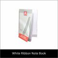 White Ribbon Note Book. 