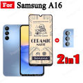 Samsung A16 Matte Privacy / Ceramic soft film For Samsung Galaxy A05S A05 A06 2 in 1 Anti Blue Light Ray Tempered Glass Screen Protector. 