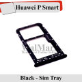 Huawei P Smart SIM Tray Sim Jacket Sim Slot Sim Door For Huawei P Smart - Black. 