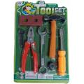 Tool Set Toy 7 Pieces for 3 Plus Old Kids Plastic Multicolor. 