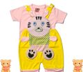 Babies Romper Style Dungaree Cat Style. 