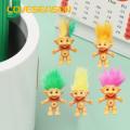 Loveseason Troll Doll Ornament Long Hair Leprocauns Doll Figure Cartoon Model. 