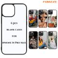 6 Pieces Sublimation Blanks Phone Case Bulk Cover Protective Anti-Scratch Soft Shockproof Slim Covers Compatible With IPhone 14 / 14 Pro /14 Pro Max. 