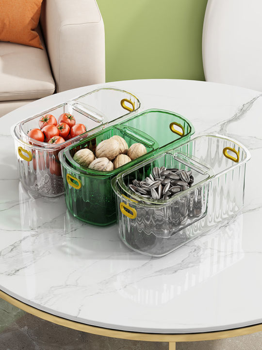 Lazy fruit plate, home living room, coffee table, melon seed plate, snacks, dried fruit storage box, fruit basket