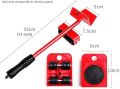 Heavy Furniture Moving Tool Transport Lifter Shifter Sofa Refrigerator Washing Machine Wheels Slider Roller Mover Device. 