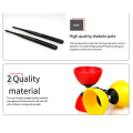 Sensory Training Equipment, Double-Headed Diabolo, Entertainment Products for Children, Students and the Elderly Orange. 