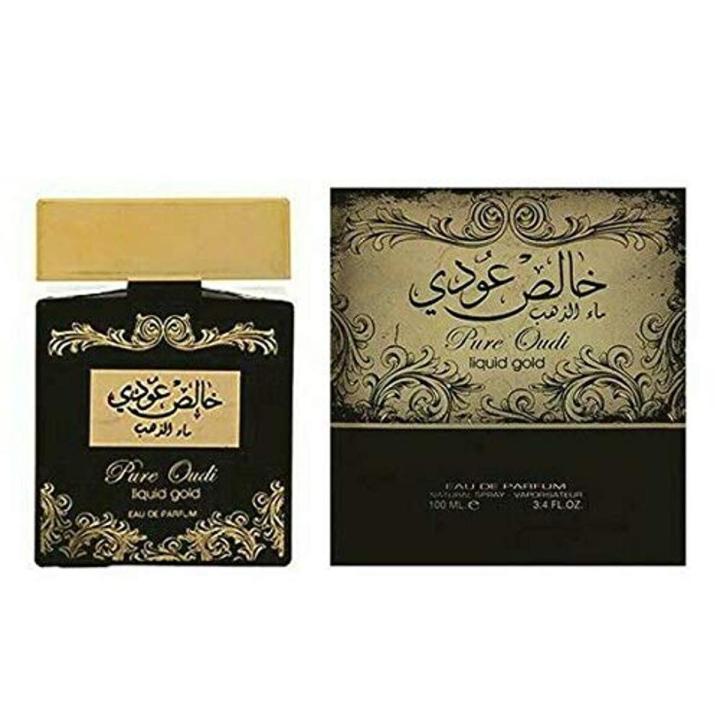 Lattafa Khalis Oudi Pure Oudi Liquid Gold for women and men 100ml EDP (Arabic Perfume)