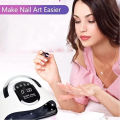 Sun X10 Max UV LED Nail Lamp for Fast Drying Gel Nails Polish 66 LEDS 280W Nail Dryer Professional Manicure Salon Tool Outlier. 
