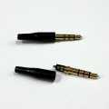 3.5mm 4 Pole Headphone, Speaker Jack TRRS [2 Pcs] - Male Jack - Plastic Shell - Gold Plated Pin [C.M.Tech]. 