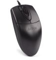 Original A4Tech OP-720s Wired Optical Mouse - 2x Click Button - 1200 DPI - For PC, Laptop - Regular Clicks - Black. 