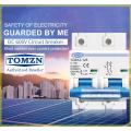 Tomzn Circuit breaker 2 Poll 125A DC MCB 600V Tob1z C125 for PV Solar System C curve MCB Battery Main Switch. 