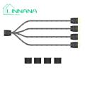 ARGB Splitter Cable Replacement 1 to 4 Mainboard ARGB Splitter Cable. 