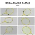 FG 18LBS～26LBS Badminton String High Elasticity Wear Resistance Badminton Racquet Replacement Line 0.73MM*10M #426353. 