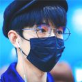 【Lens Replaceable Korean Eyeglasses Anti Radiation Round Frame Glasses Women/Men baso. 