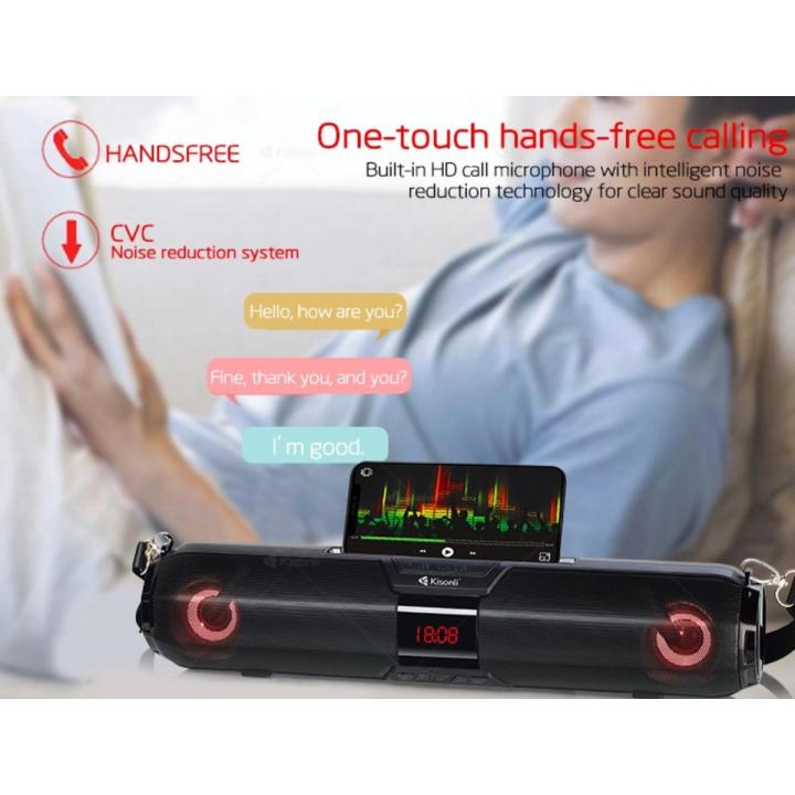 Kisonli LED-900 TWS Soundbar Bluetooth Speaker