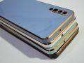 Samsung Galaxy A50 Plating Soft Case Lens Protector Square Frame Silicone Glossy Shockproof Phone Back Cover. 