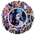 10/30/50PCS Hot Game Arcane LOL Cartoon Character Vi Jinx Sticker For Luggage Laptop iPad Skateboard Phone Sticker Wholesale. 