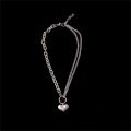 【Aesth Diary Store】Kpop Trendy Cute Shape Pendant Necklace Neck Aesthetic Jewelry Accessories Decoration. 