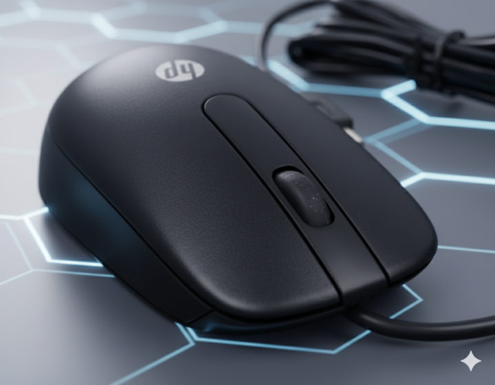 HP Comfy grip Size Wire Mouse, Optical Mouse For Laptop and PCs. | Daraz.pk