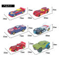 Disney Avengers Car Toys Captain America Hulk Ironman Spiderman Figurines Truck Funny Pull-back Vehicle Toy For Boys Gift. 