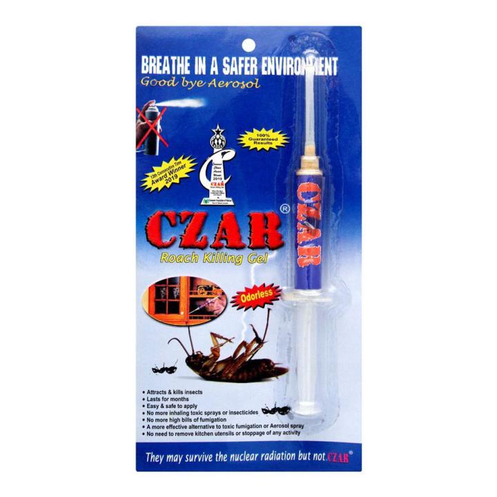 Croackroach Repeller Injection Czar Roach Killing Gel Injection Cockroach and other insects killing ...