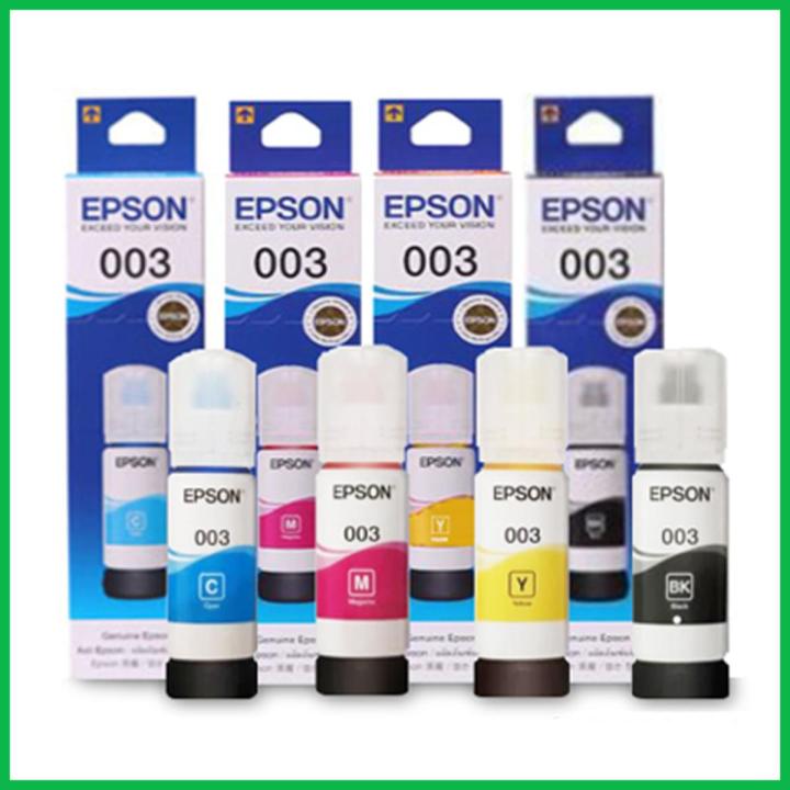 Epson ink bottles 003 pack of 4 Colors 100% Original