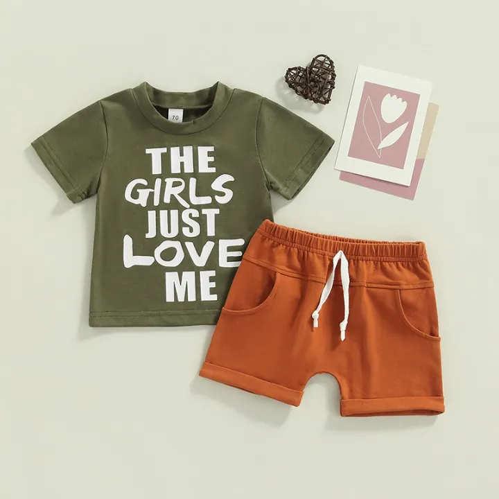 Baby%20Boys%202PCS%20Pants%20Set,%20Short%20Sleeve%20Letter%20Print%20O-Neck%20T-Shirt%20+%20Plain%20White%20Straps%20Short%20Pants,%20Toddler%20Boys%20Summer%20Clothes%20-%20Image%207
