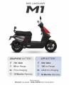MS Jaguar M1 Electric Scooter Street Legal Speed 30 Mph Range 50 Miles Battery Type Lithium-Ion Color Red/White/Blue. 