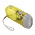 3X 3 LED Dynamo Wind Up Flashlight Hand Press Crank Camping. 