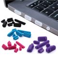 (NEW) 5pc colorful laptop DUT plug/Icone cover topper laptop dutproof mobiinterface waterproof cover. 