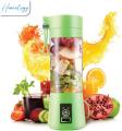 USB Chargeable Juicer Blender Fruit Mixing Machine 6 Blades 380 ml Mini Portable Juicer Blender Milkshake Smoothie Maker. 