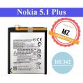 HE342 / HE461 ORIGINAL BATTERY FOR NOKIA 5.1 / 5.1 PLUS / 6.1 PLUS / 7.1 , 3060MAH. 