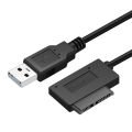 USB Adapter PC 6P+7P CD DVD Rom SATA to USB 2.0 Converter Slimline Sata 13 Pin Drive Cable for PC Laptop Notebook. 